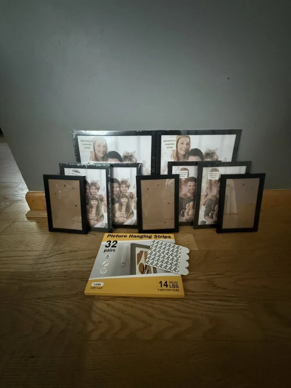 Amazon Picture Frames Set Of 9 & 36 Command Strips